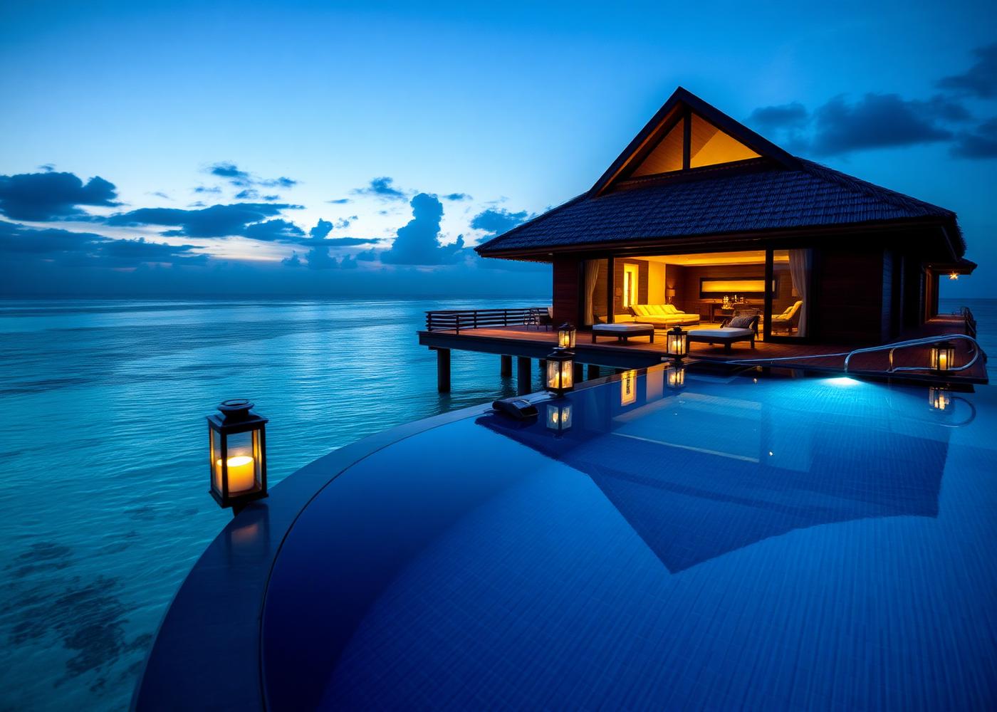 Overwater villa